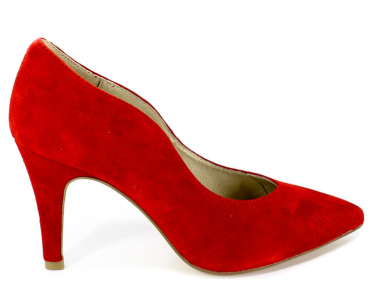 Czółenka Caprice 9-22406-22 524 Red Suede