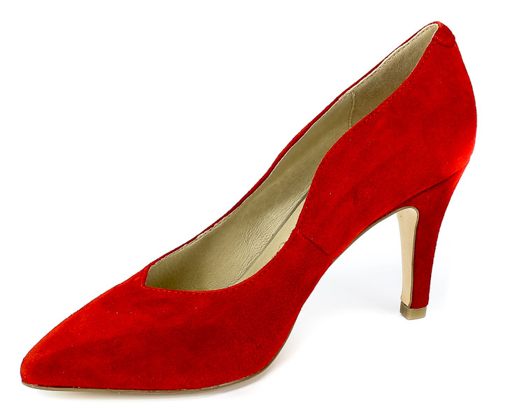 Czółenka Caprice 9-22406-22 524 Red Suede