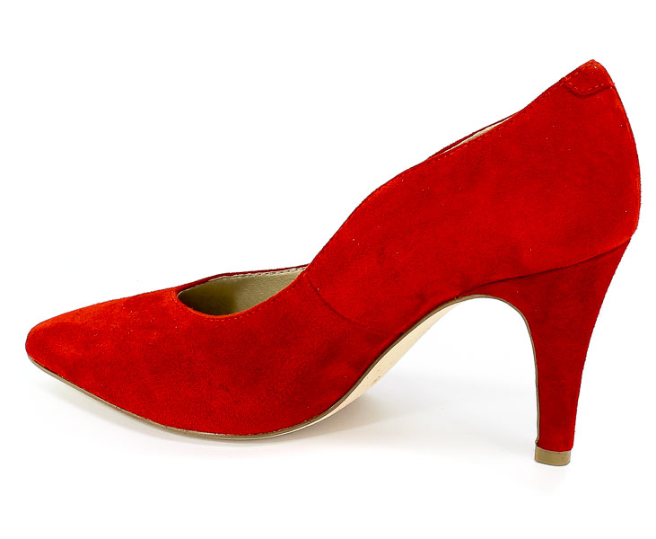 Czółenka Caprice 9-22406-22 524 Red Suede