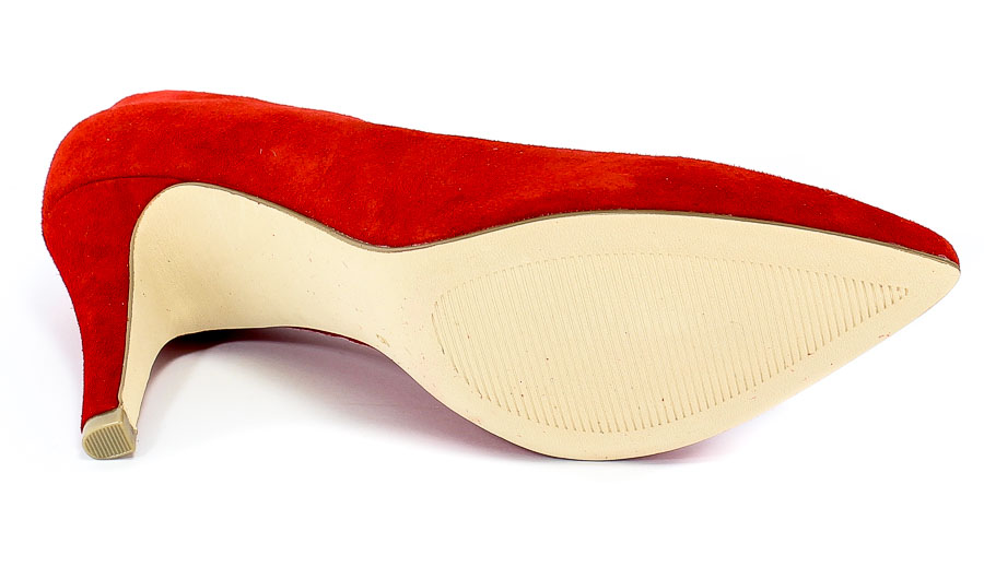 Czółenka Caprice 9-22406-22 524 Red Suede