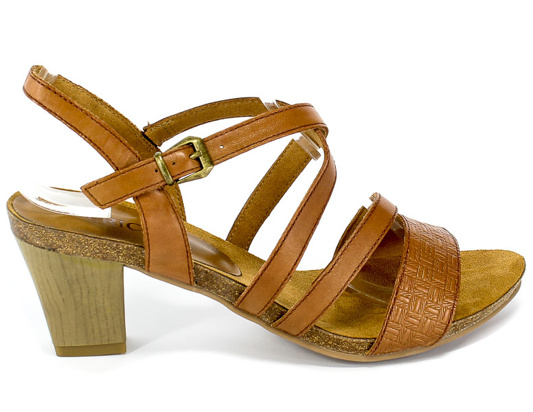 Sandały Caprice 9-28305-22 303 Cognac Nappa