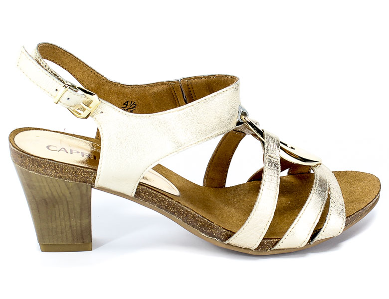 Sandały Caprice 9-28308-22 988 Lt Gold/Gold