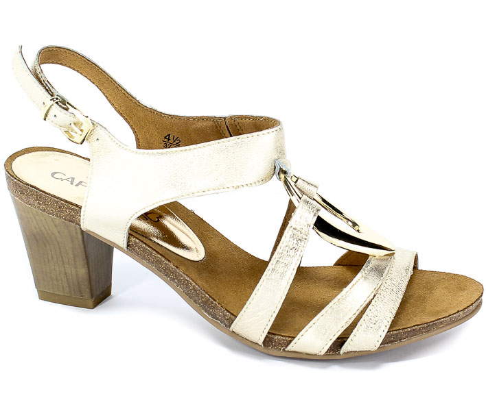 Sandały Caprice 9-28308-22 988 Lt Gold/Gold