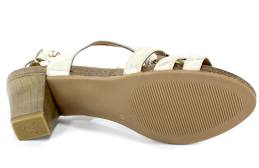 Sandały Caprice 9-28308-22 988 Lt Gold/Gold