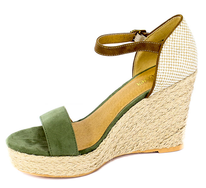 Sandały S.Oliver 5-28315-22 891 Khaki Comb.