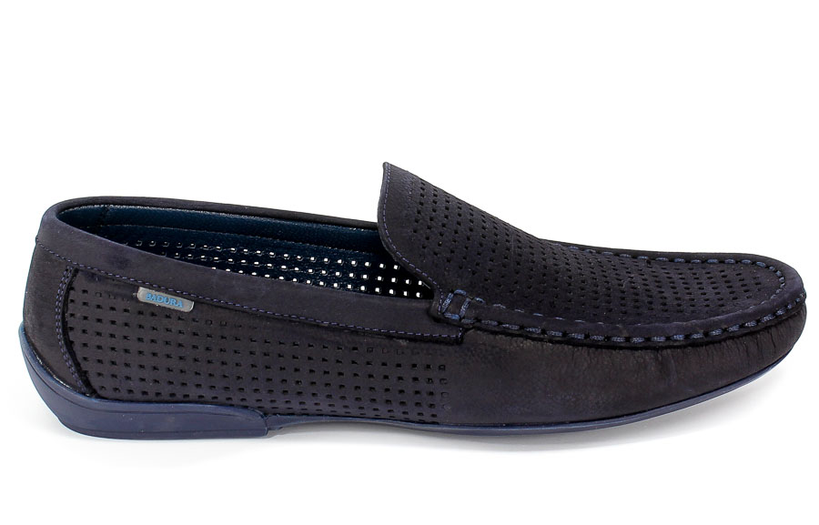 Mokasyny Letnie Badura 3586-383 Granatowy