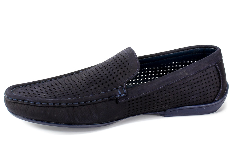 Mokasyny Letnie Badura 3586-383 Granatowy