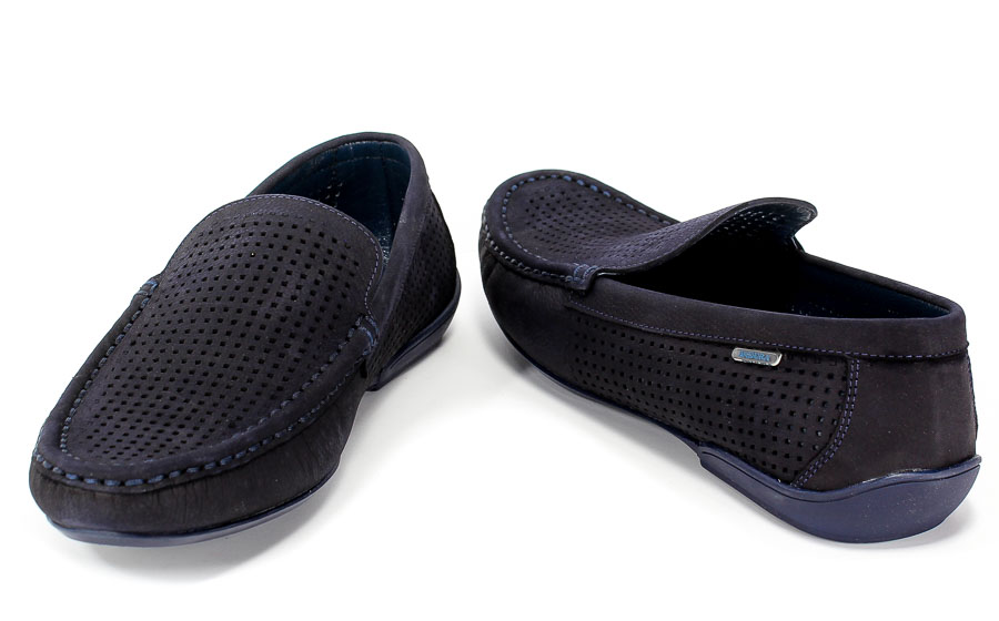 Mokasyny Letnie Badura 3586-383 Granatowy