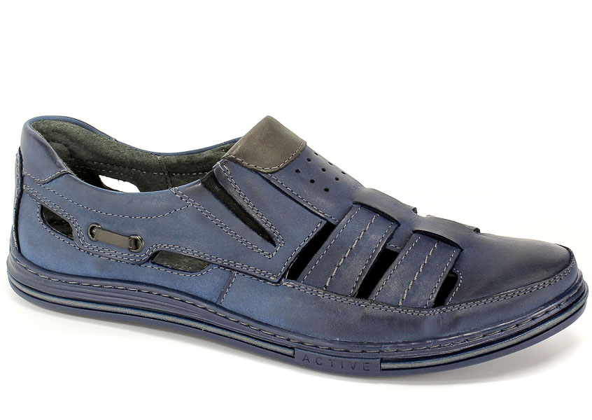Półbuty Letnie Polbut J-06 Blu/140