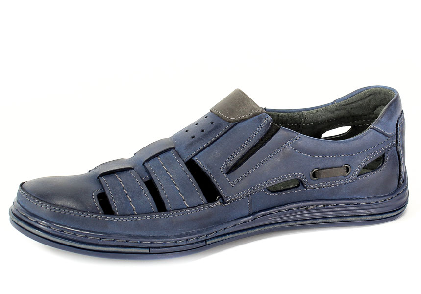 Półbuty Letnie Polbut J-06 Blu/140