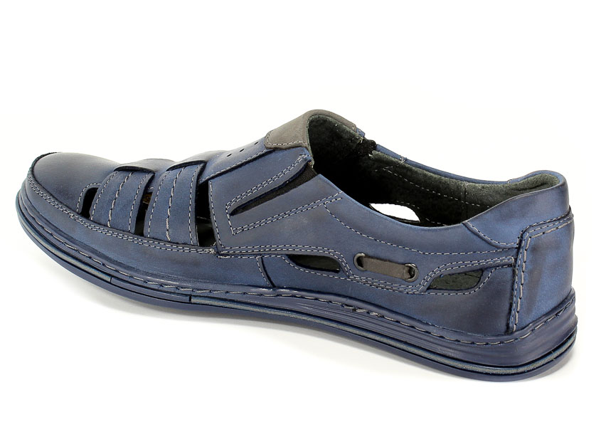 Półbuty Letnie Polbut J-06 Blu/140