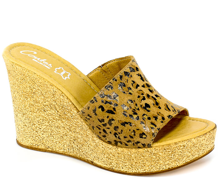 Klapki Contes 506S Pante Camel