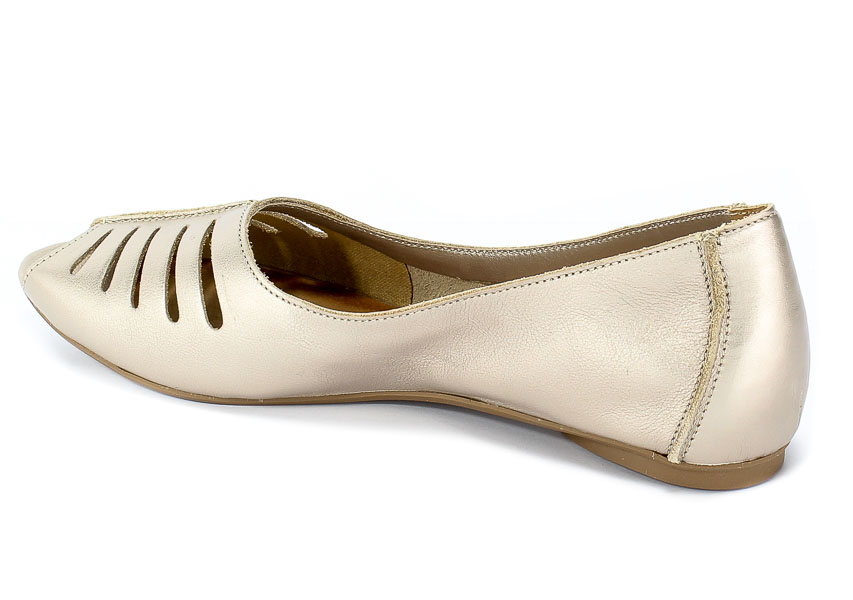 Baleriny Letnie Maciejka 03497-25/00-6 Złoto
