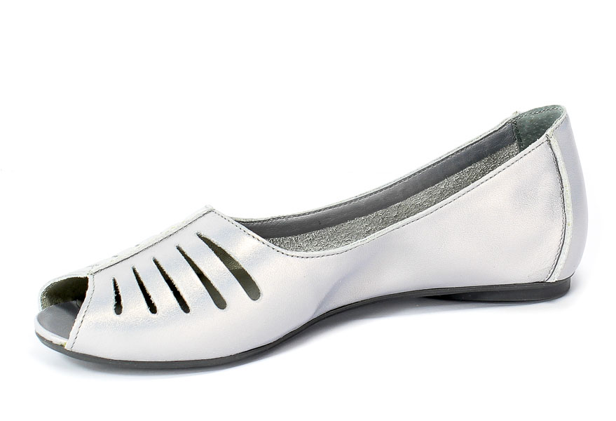 Baleriny Letnie Maciejka 03497-35/00-6 Srebro
