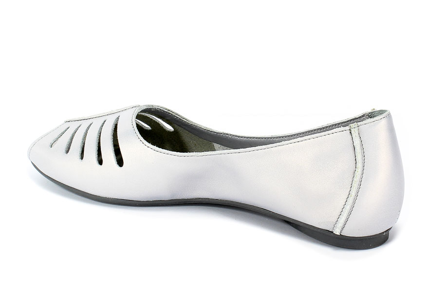 Baleriny Letnie Maciejka 03497-35/00-6 Srebro