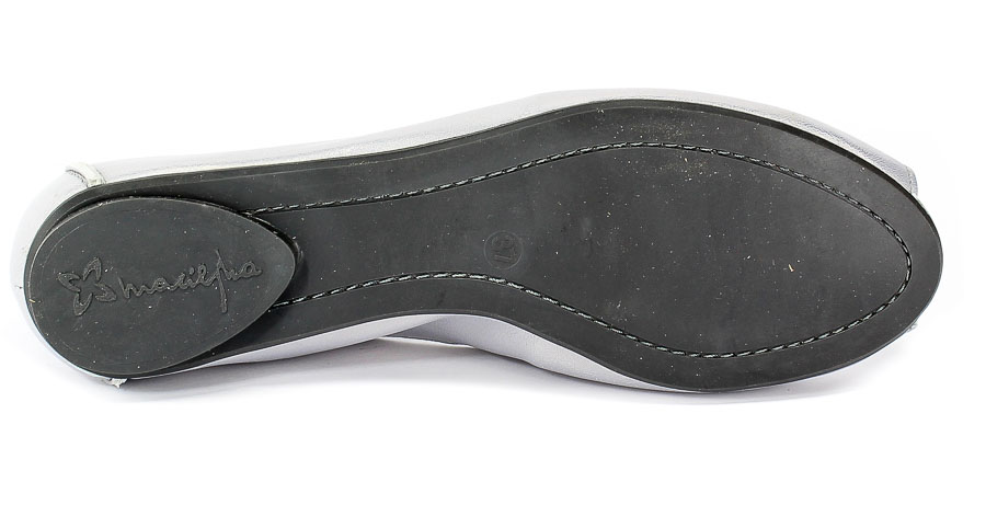 Baleriny Letnie Maciejka 03497-35/00-6 Srebro