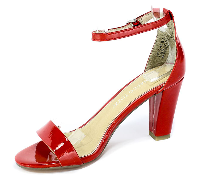 Sandały Marco Tozzi 2-28351-22 524 Red Patent