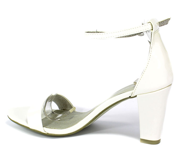 Sandały Marco Tozzi 2-28351-22 123 White Patent