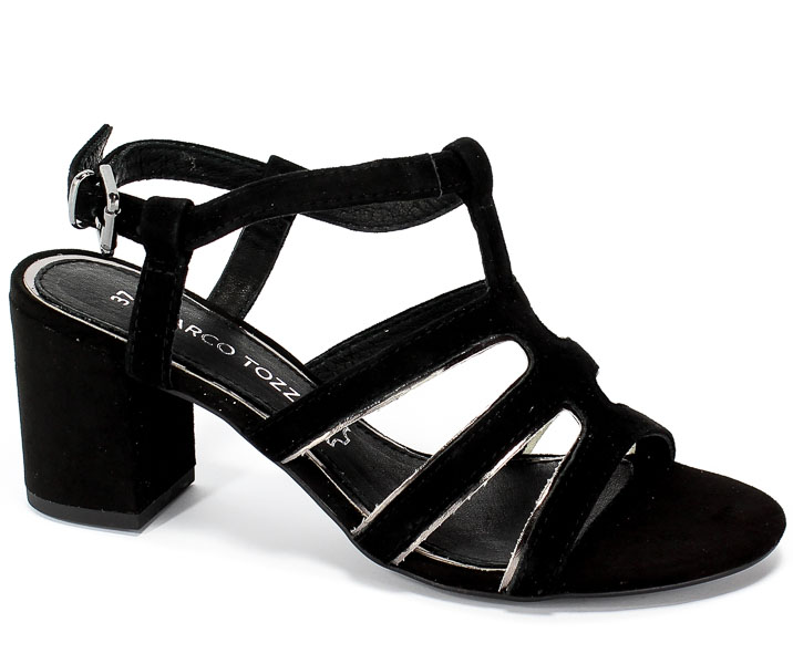 Sandały Marco Tozzi 2-28350-22 098 Black Comb