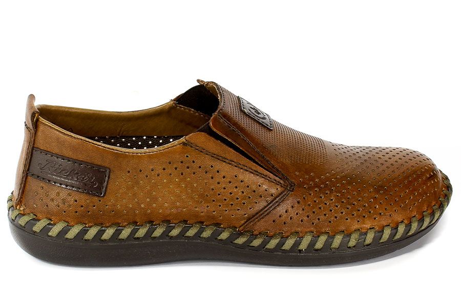 Półbuty Letnie Rieker B2476-24 Brown