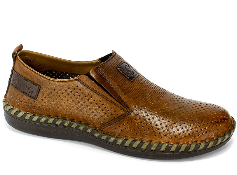 Półbuty Letnie Rieker B2476-24 Brown