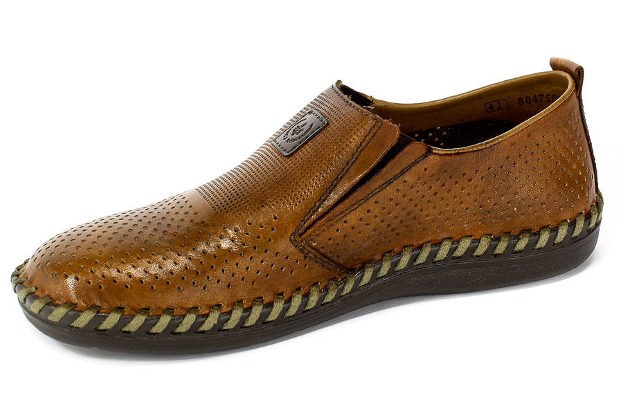 Półbuty Letnie Rieker B2476-24 Brown