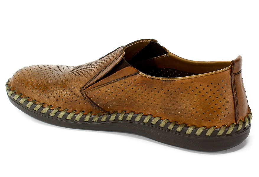 Półbuty Letnie Rieker B2476-24 Brown