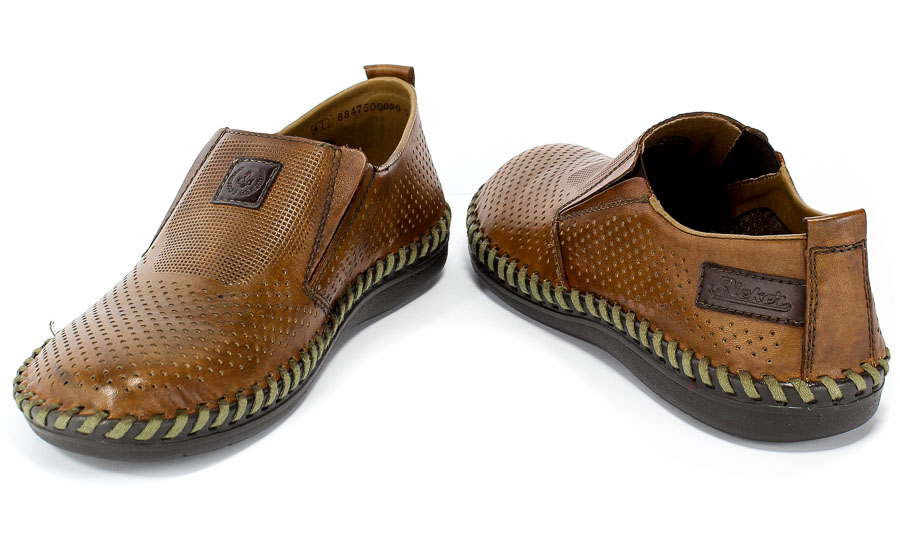 Półbuty Letnie Rieker B2476-24 Brown