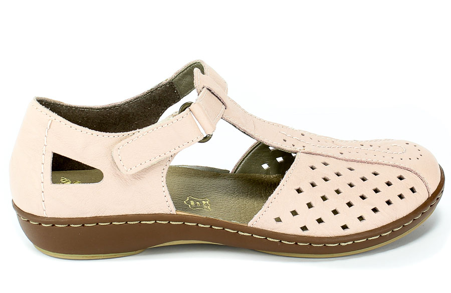 Sandały Rieker 45866-31 Rosa