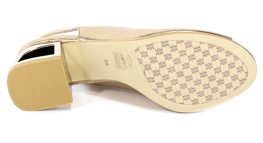 Sandały Euro Moda ChB 19 92291 Vera 7416 Złoto