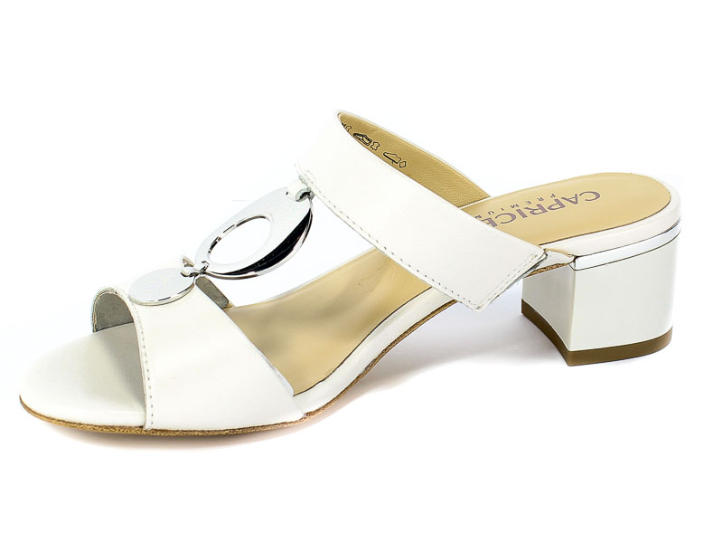 Klapki Caprice 9-27204-22 139 White Perlato