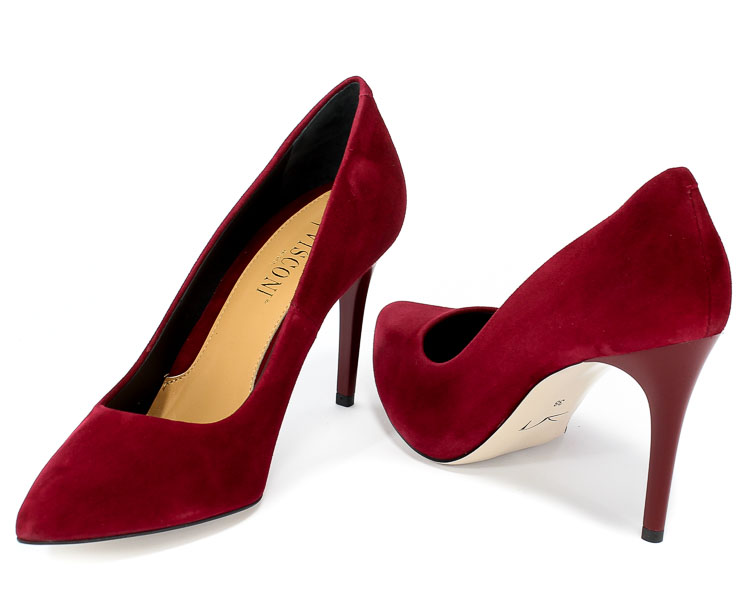Czółenka Visconi 7277245/931 Bordo Wel