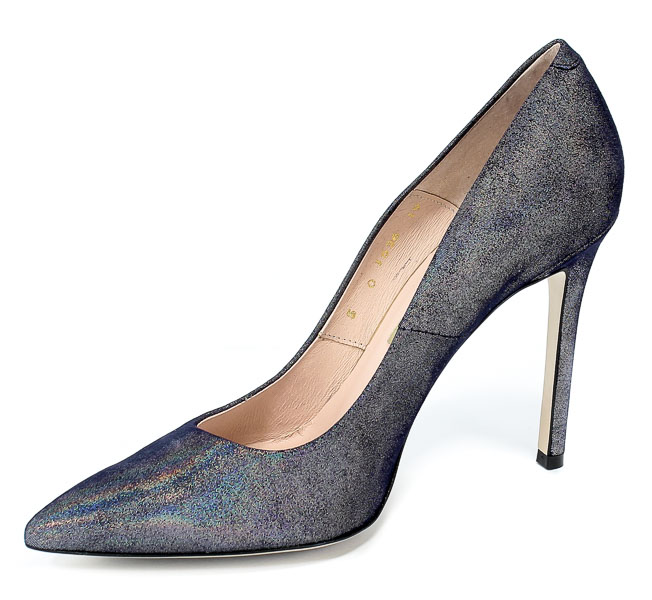 Czółenka Bravo Moda 1626 Laser Granat