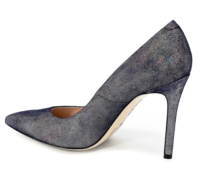 Czółenka Bravo Moda 1626 Laser Granat