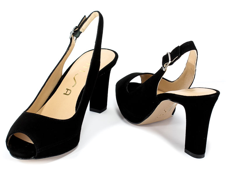 Sandały Unisa Nick Classic 19 Ks Black Kid Su