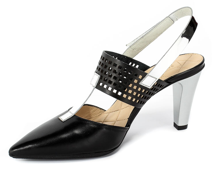 Sandały Hispanitas Hv98936 Soho-V9 Black Mirror Flock Silver