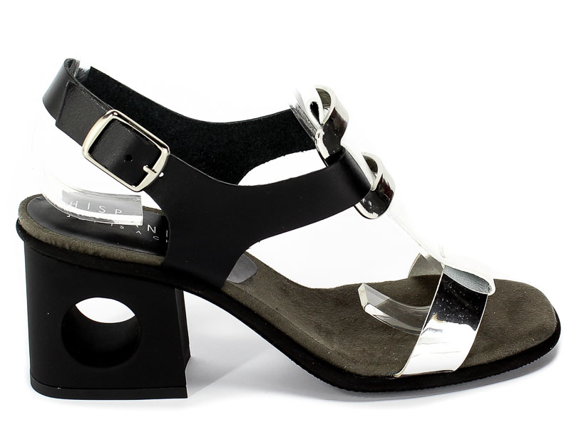 Sandały Hispanitas Chv98533 Mirror Flock Silver Vachetta-V9 White