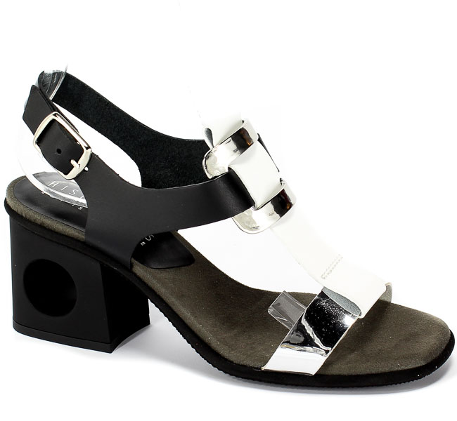 Sandały Hispanitas Chv98533 Mirror Flock Silver Vachetta-V9 White