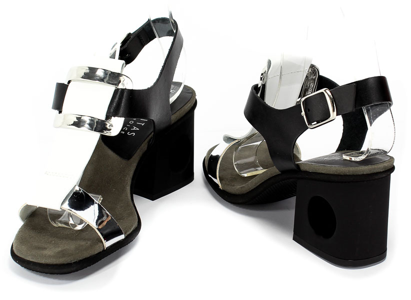 Sandały Hispanitas Chv98533 Mirror Flock Silver Vachetta-V9 White