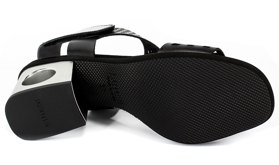 Sandały Hispanitas Mhv98749 Vachetta-V9 Black Mirror Flock Acero