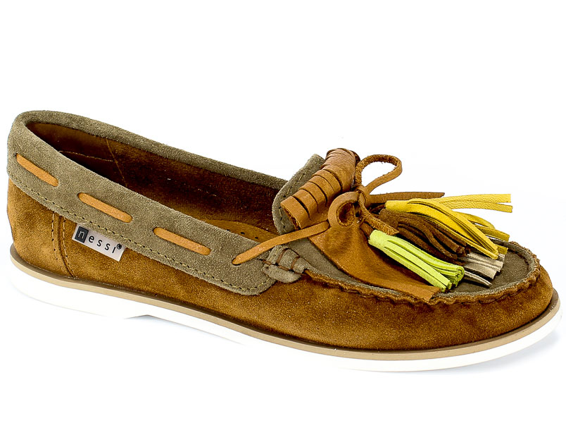 Półbuty Nessi 17127 Camel W
