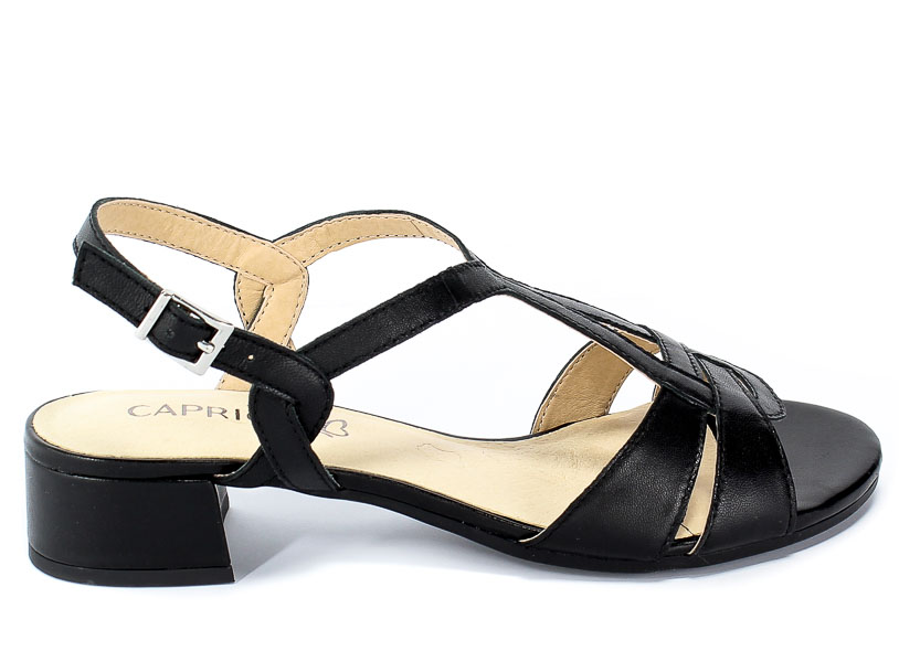 Sandały Caprice 9-28201-22 022 Black Nappa