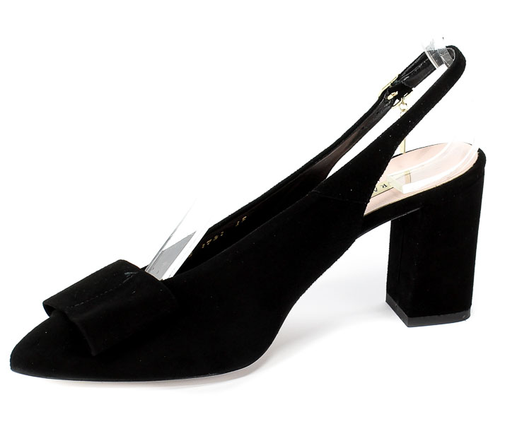Sandały Bravo Moda 1731 Czarny Zamsz