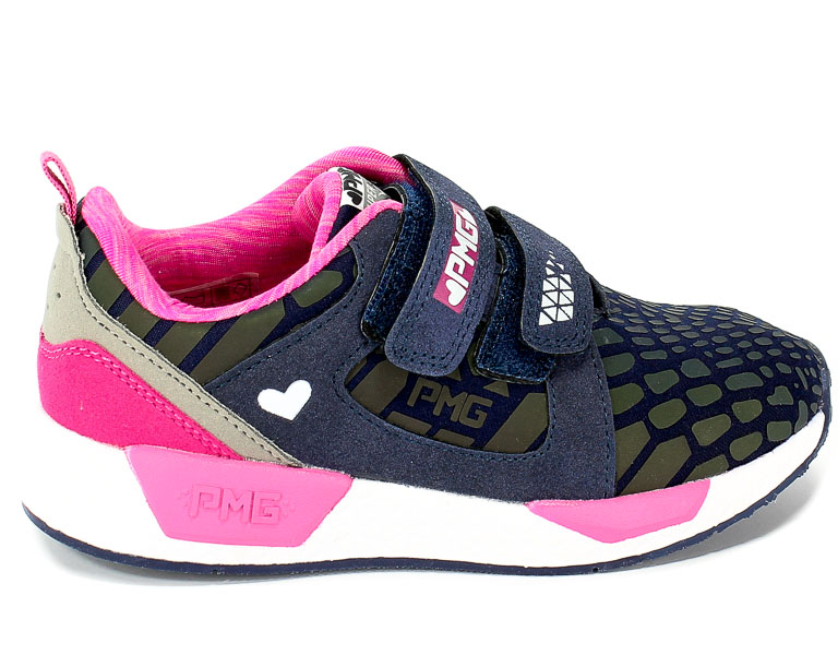 Półbuty Primigi 1452100 Nabuk Pu/Lycra/Navy r.30-35