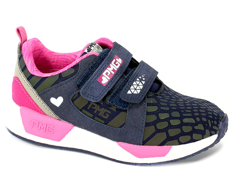 Półbuty Primigi 1452100 Nabuk Pu/Lycra/Navy r.30-35