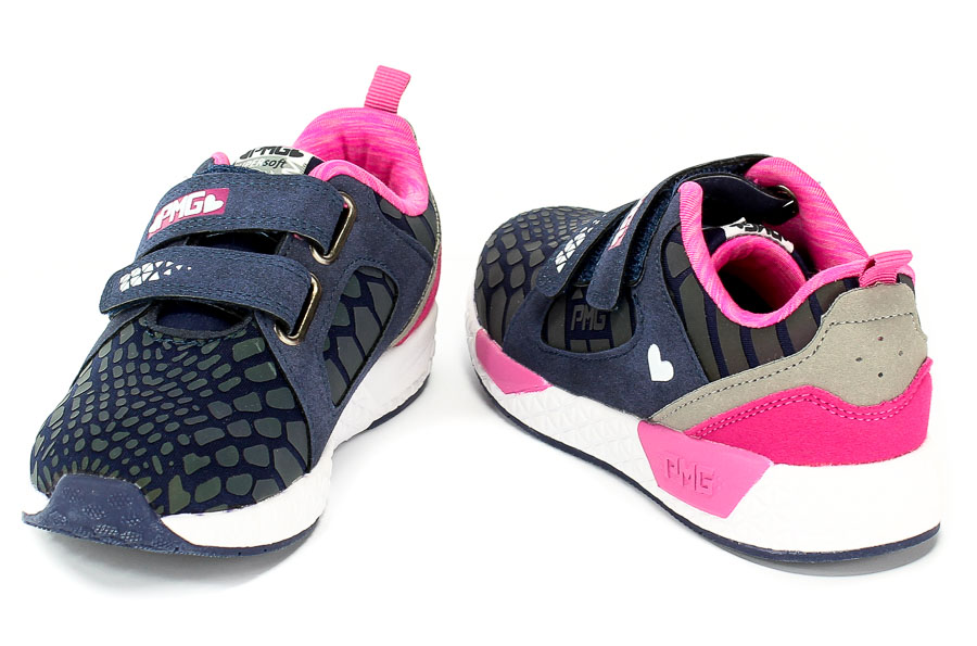 Półbuty Primigi 1452100 Nabuk Pu/Lycra/Navy r.30-35