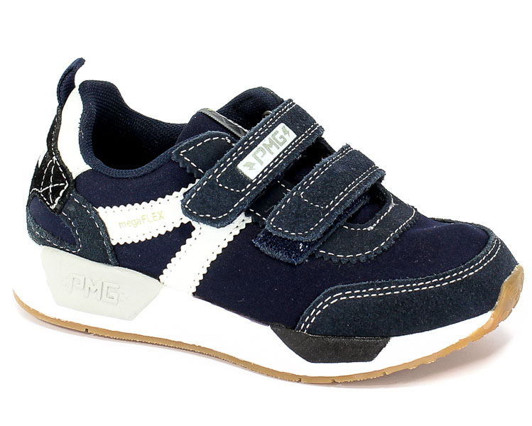 Półbuty Primigi 1452022 Suede/T.Elast/Navy r.27-39