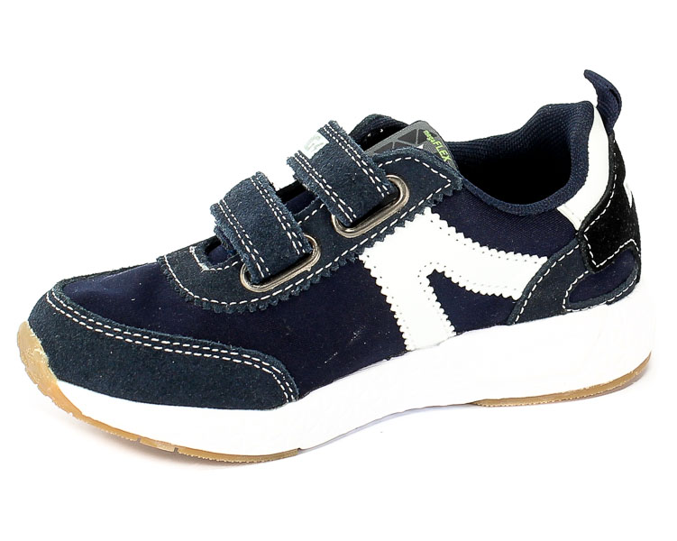 Półbuty Primigi 1452022 Suede/T.Elast/Navy r.27-39