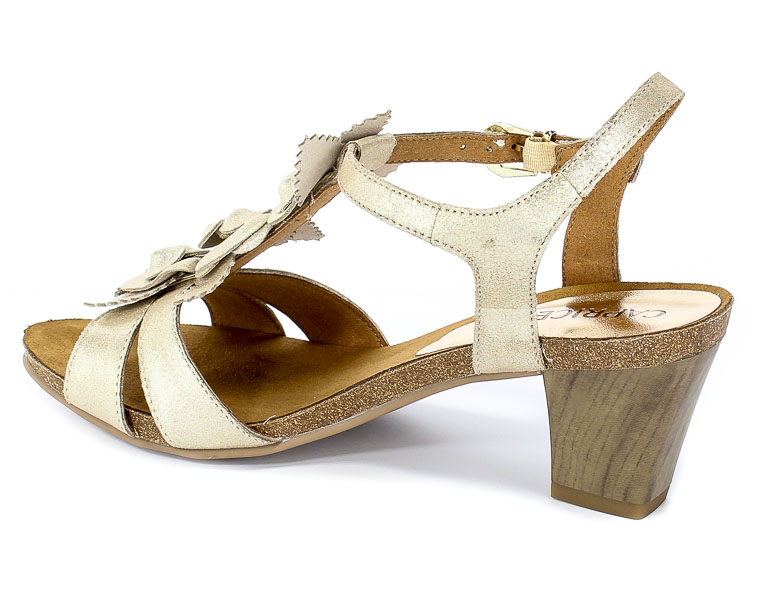 Sandały Caprice 9-28306-22 959 Lt Gold Su.Met