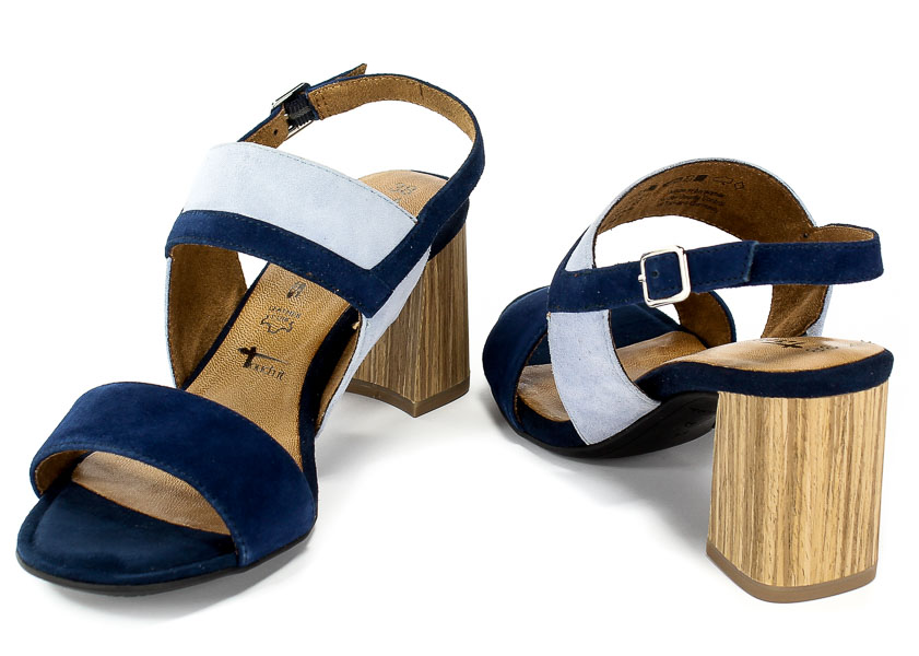 Sandały Tamaris 1-28358-22 801 Navy/Sky